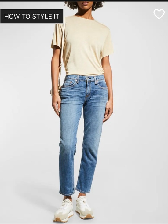 rag & bone Denim - Rag & Bone Dre Low-Rise Slim Boyfriend jeans